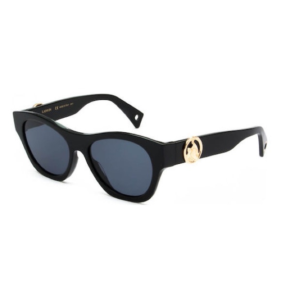 LANVIN BLACK/BLUE UNISEX SUNGLASSES LNV604S